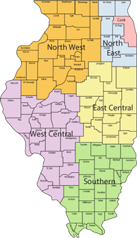 Illinois Service Area Map